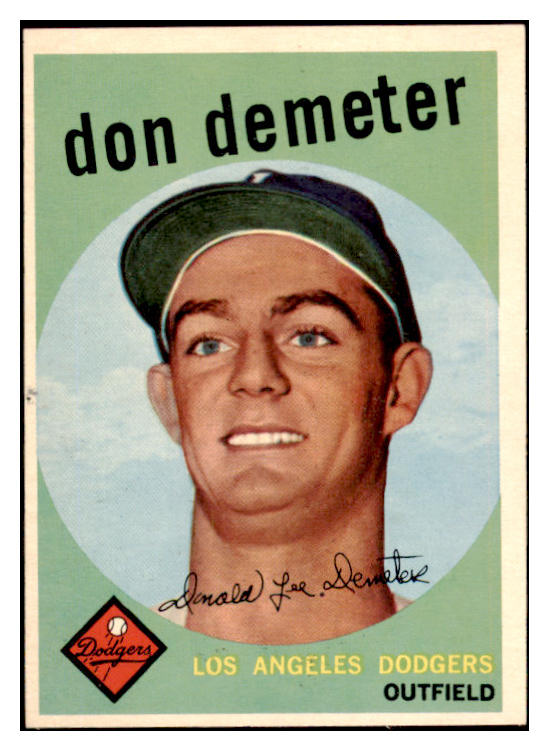 1959 Topps Baseball #324 Don Demeter Dodgers NR-MT 524070