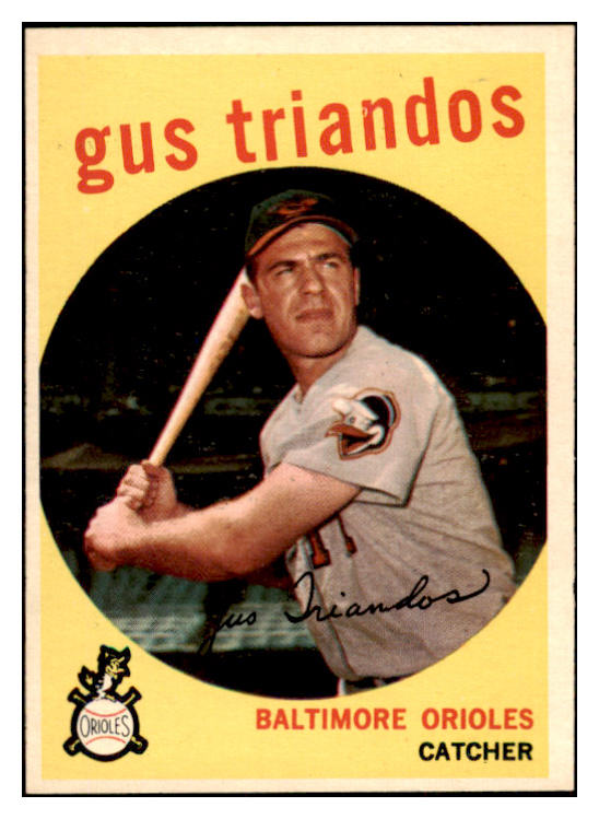 1959 Topps Baseball #330 Gus Triandos Orioles NR-MT 524073