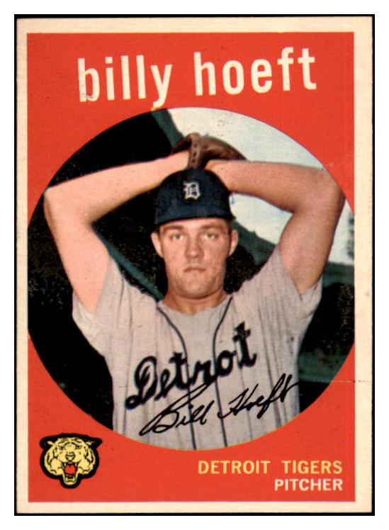 1959 Topps Baseball #343 Billy Hoeft Tigers NR-MT 524082