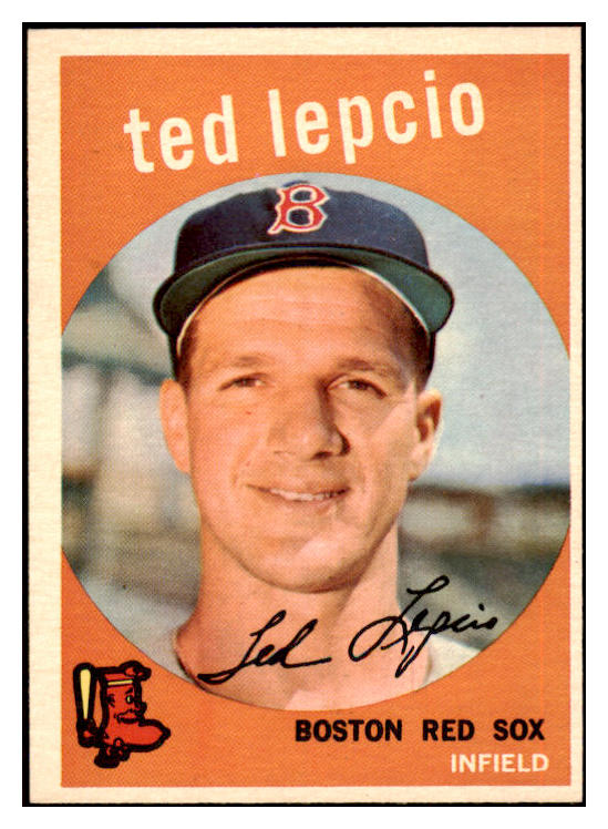 1959 Topps Baseball #348 Ted Lepcio Red Sox NR-MT 524084