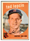 1959 Topps Baseball #348 Ted Lepcio Red Sox NR-MT 524084