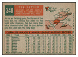 1959 Topps Baseball #348 Ted Lepcio Red Sox NR-MT 524084