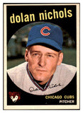 1959 Topps Baseball #362 Dolan Nichols Cubs NR-MT 524087