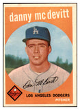 1959 Topps Baseball #364 Danny McDevitt Dodgers NR-MT 524088