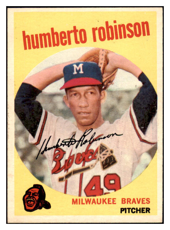 1959 Topps Baseball #366 Humberto Robinson Braves NR-MT 524090