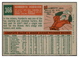 1959 Topps Baseball #366 Humberto Robinson Braves NR-MT 524090