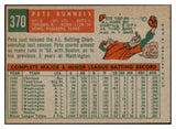 1959 Topps Baseball #370 Pete Runnels Red Sox NR-MT 524092