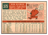 1959 Topps Baseball #375 Bob Nieman Orioles NR-MT 524095