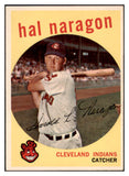 1959 Topps Baseball #376 Hal Naragon Indians NR-MT 524096