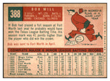 1959 Topps Baseball #388 Bob Will Cubs NR-MT 524104