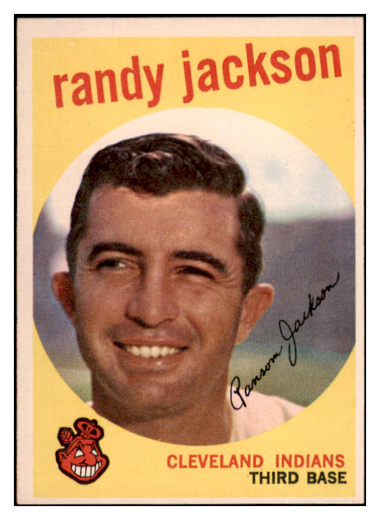 1959 Topps Baseball #394 Randy Jackson Indians NR-MT 524109