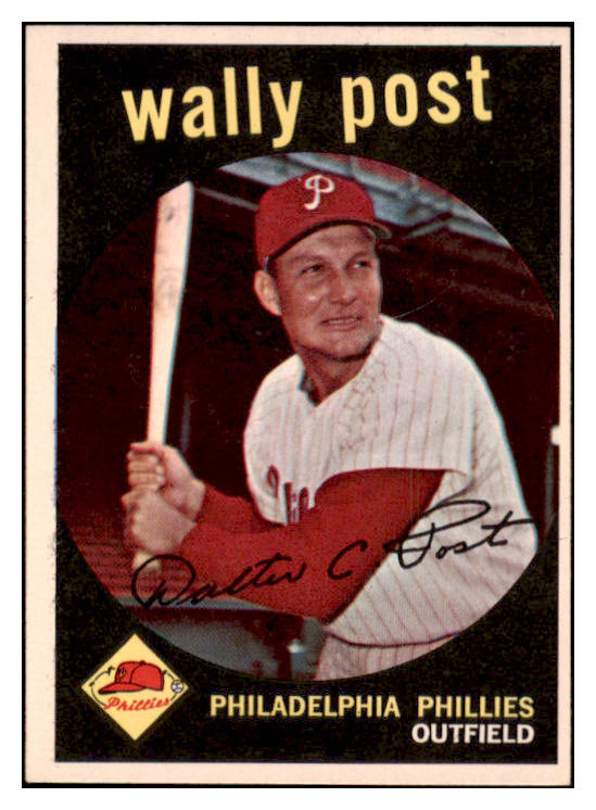 1959 Topps Baseball #398 Wally Post Phillies NR-MT 524111