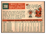 1959 Topps Baseball #398 Wally Post Phillies NR-MT 524111