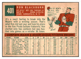 1959 Topps Baseball #401 Ron Blackburn Pirates NR-MT 524113