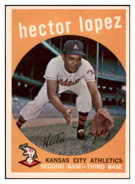 1959 Topps Baseball #402 Hector Lopez A's NR-MT 524114