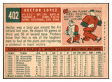 1959 Topps Baseball #402 Hector Lopez A's NR-MT 524114