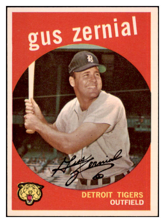 1959 Topps Baseball #409 Gus Zernial Tigers NR-MT 524117