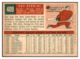 1959 Topps Baseball #409 Gus Zernial Tigers NR-MT 524117