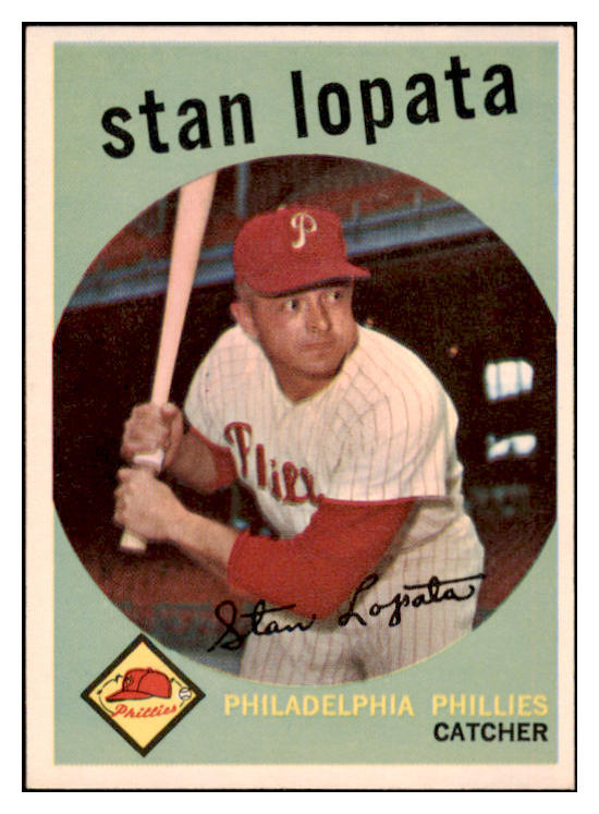 1959 Topps Baseball #412 Stan Lopata Phillies NR-MT 524118