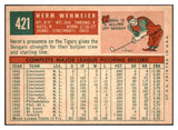 1959 Topps Baseball #421 Herm Wehmeier Tigers NR-MT 524121