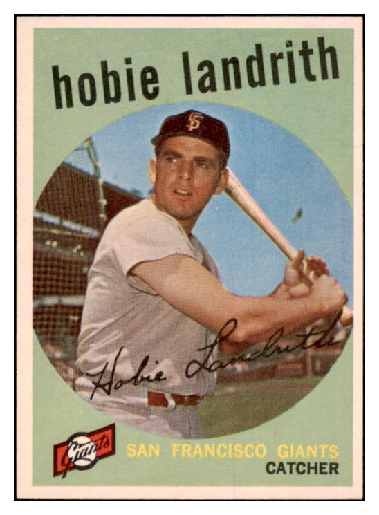 1959 Topps Baseball #422 Hobie Landrith Giants NR-MT 524122