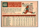 1959 Topps Baseball #433 Billy Harrell Cardinals NR-MT 524125