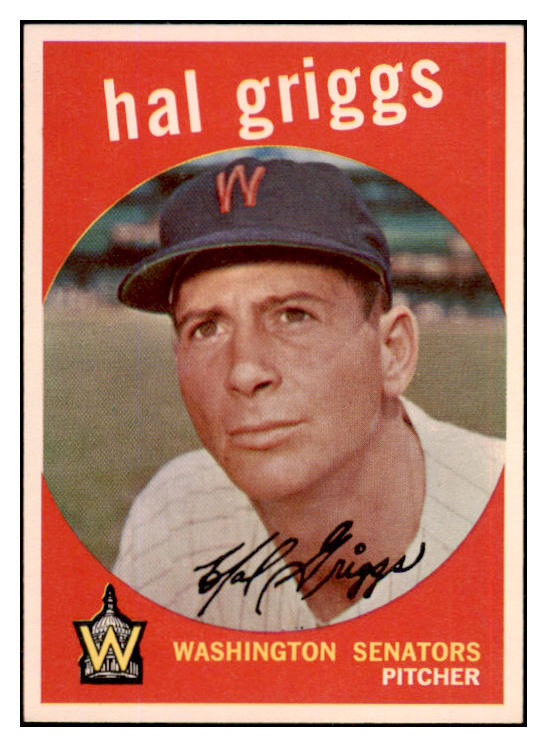 1959 Topps Baseball #434 Hal Griggs Senators NR-MT 524126