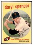 1959 Topps Baseball #443 Daryl Spencer Giants NR-MT 524130