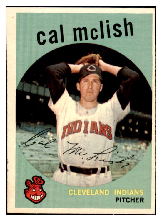 1959 Topps Baseball #445 Cal Mclish Indians NR-MT 524132
