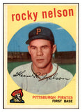 1959 Topps Baseball #446 Rocky Nelson Pirates NR-MT 524133