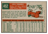 1959 Topps Baseball #452 Chico Fernandez Phillies NR-MT 524136