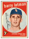 1959 Topps Baseball #477 Barry Latman White Sox NR-MT 524148