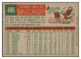 1959 Topps Baseball #486 Sammy White Red Sox NR-MT 524151