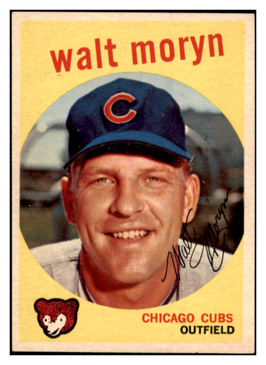 1959 Topps Baseball #488 Walt Moryn Cubs NR-MT 524153