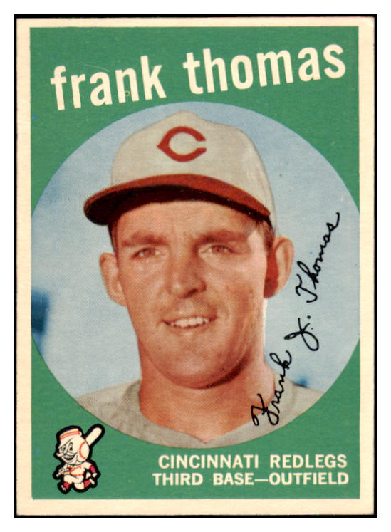 1959 Topps Baseball #490 Frank Thomas Reds NR-MT 524155