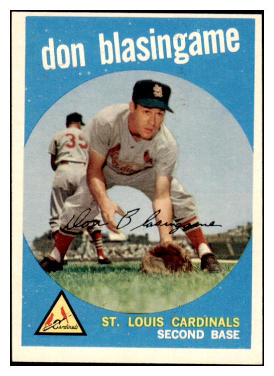 1959 Topps Baseball #491 Don Blasingame Cardinals NR-MT 524156