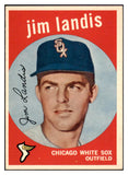 1959 Topps Baseball #493 Jim Landis White Sox NR-MT 524158