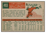 1959 Topps Baseball #493 Jim Landis White Sox NR-MT 524158