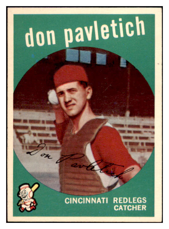 1959 Topps Baseball #494 Don Pavletich Reds NR-MT 524159