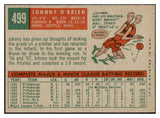 1959 Topps Baseball #499 Johnny O'Brien Braves NR-MT 524162