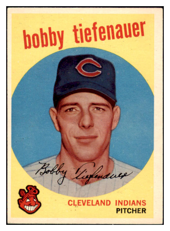 1959 Topps Baseball #501 Bobby Tiefenauer Indians NR-MT 524164