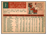 1959 Topps Baseball #007 Al Pilarcik Orioles EX-MT 524166