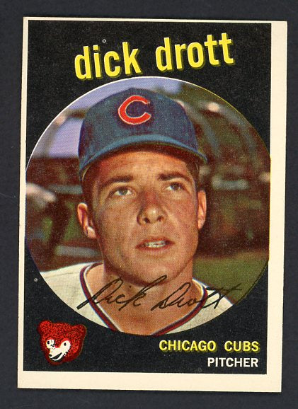 1959 Topps Baseball #015 Dick Drott Cubs EX-MT 524167