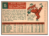 1959 Topps Baseball #015 Dick Drott Cubs EX-MT 524167