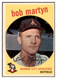 1959 Topps Baseball #041 Bob Martyn A's EX-MT 524173