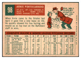 1959 Topps Baseball #098 Arnie Portocarrero Orioles EX-MT 524190