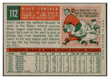 1959 Topps Baseball #112 Billy Consolo Red Sox EX-MT 524192