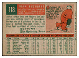 1959 Topps Baseball #118 John Buzhardt Cubs EX-MT 524194
