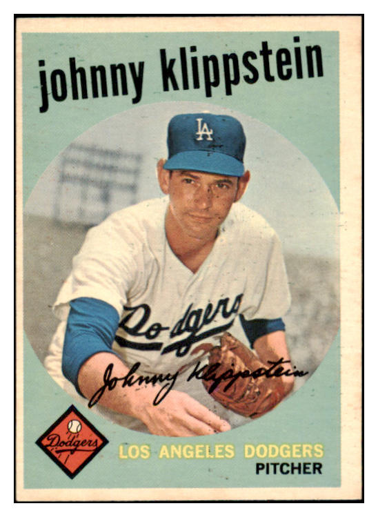 1959 Topps Baseball #152 Johnny Klippstein Dodgers EX-MT 524197