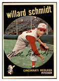 1959 Topps Baseball #171 Willard Schmidt Reds EX-MT 524200